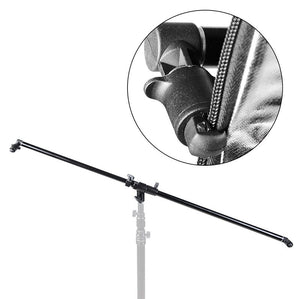 Luxlight Heavy Duty Photographic Studio Holder Telescopic Collapsible Reflector Clamp with 360 Degree Ball Joint