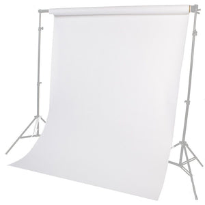 Photo Studio Paper Backdrop White Large 10m Roll