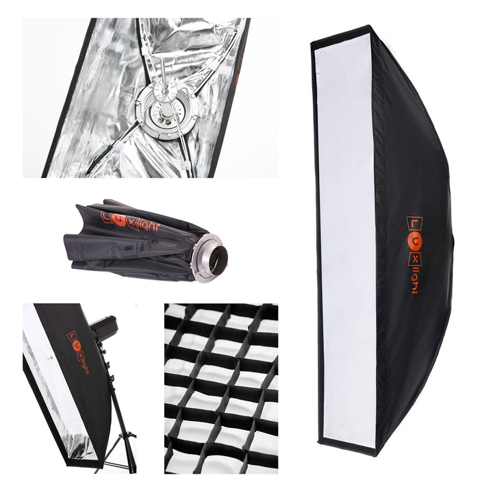USED - E Series 30x140cm Umbrella Stripbox | Bowens Mount Softbox