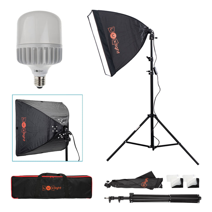 Softbox Lights for Photo & Video | Vivid Pro | 3300 Lumen LED | CRI 94