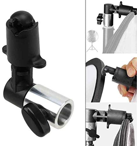Photography Studio Lighting Reflector & Background Holding Clamp Grip Support Light Stand Adapter Mount