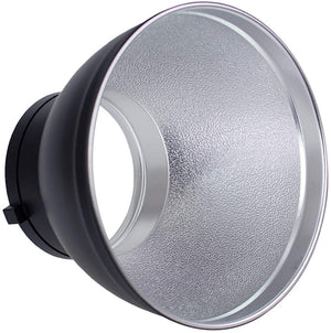 Flash Reflector Lamp Shade | Standard 7" Dish | Bowens S Type Mount | Strobe Monolight Silver Reflective Diffuser Accessory | Luxlight® (7 Inch (BOWENS)