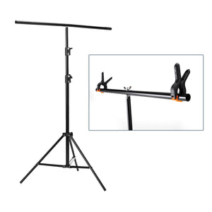 Backdrop T Stand & Clamps | 100x190cm | Product Photography Background Support