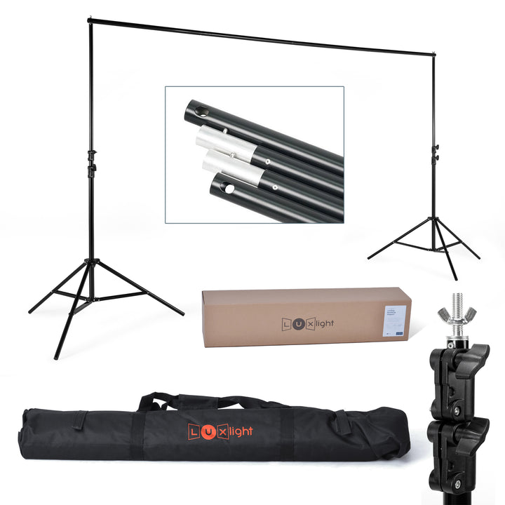 USED - 3m Wide Background Support Kit | Holds 4kg | Backdrop Stands